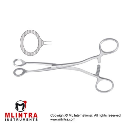 Collin Tumor Grasping Forcep Stainless Steel, 17 cm - 6 3/4"